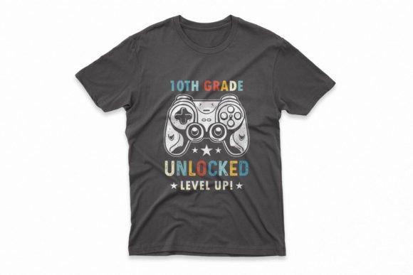 10th Grade Unlocked Level Up T-shirt: A Versatile Design for Back-to-School Season