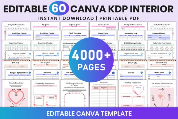 60 Canva KDP Interior Templates: A Game-Changer for Authors and Creators