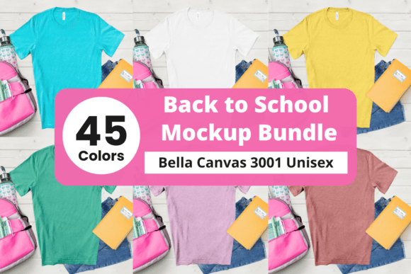 Bella Canvas 3001 Unisex Mockup Bundle: A Strategic Tool for Designers and Creators