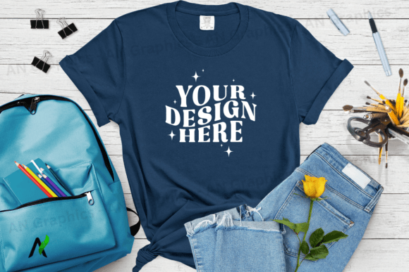 Comfort Colors 1717 Mockup - 042: A Professional Tool for T-Shirt Designers and Creators