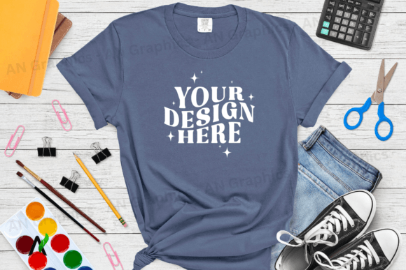 Comfort Colors 1717 Mockup - 072: A High-Resolution T-Shirt Mockup for Designers and Creators