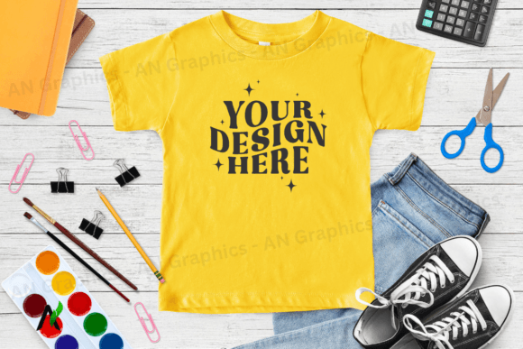 Kids Bella Canvas 3001B Mockup - 022: A Versatile Tool for Designers and Merchants
