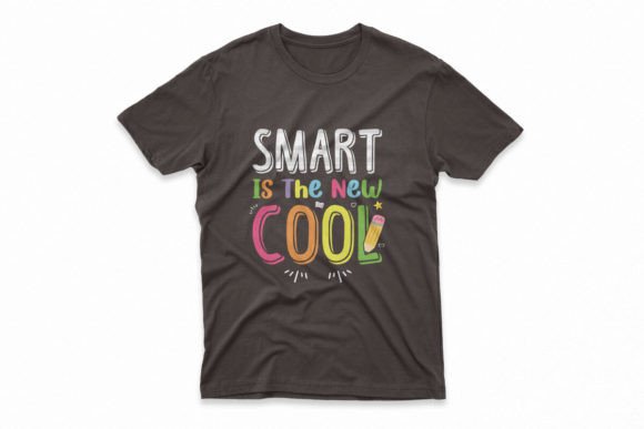 Smart is the New Cool Colorful T-shirt: A Modern Twist on Classic Fashion