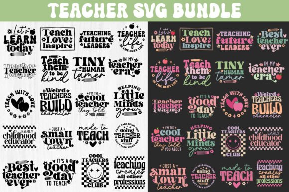 Teacher SVG Bundle: Creative and Practical Design Resources for Educators