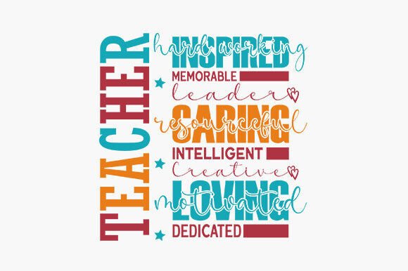 Teacher SVG, Teacher Sublimation for Creative Professionals